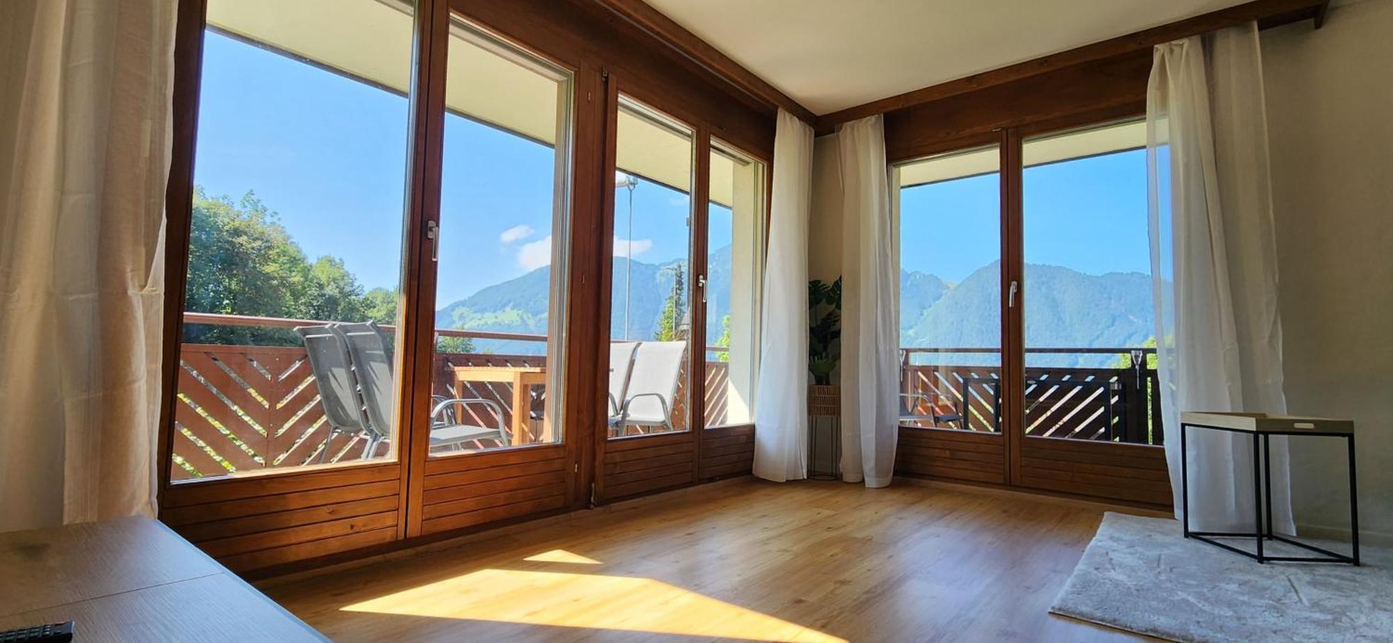 Solohike Mountainview Apartment Seelisberg Exterior foto